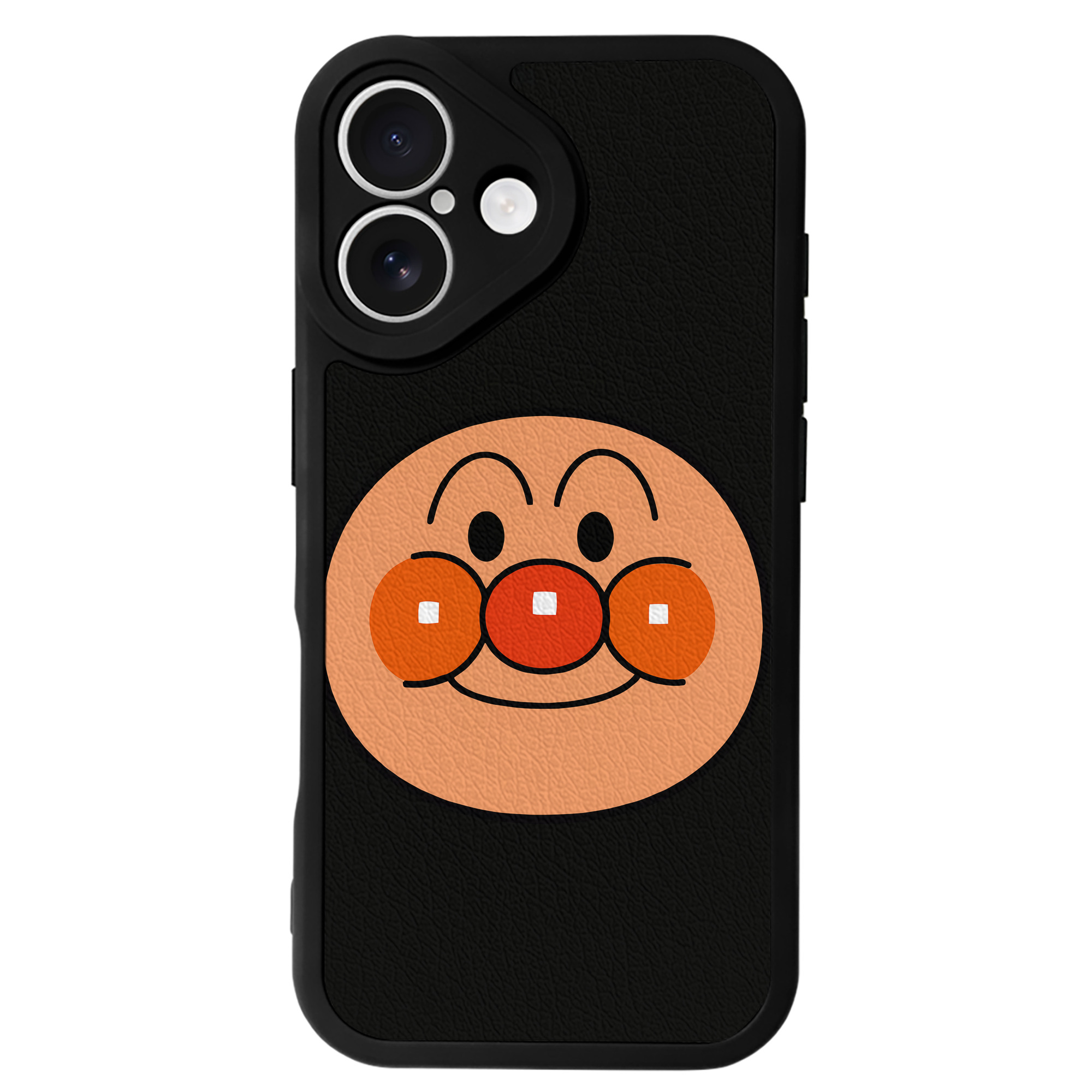 （画像用） アンパンマン Anpanman 【iPhone 16シリーズ対応】シリコンスマホケース（レザー調） 材質：シリコン